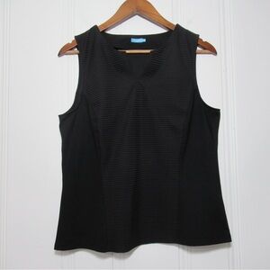 J. McLaughlin Black Layering Tank Top Size Large